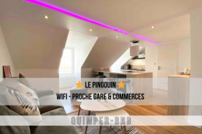 LE PINGOUIN - Beau T2 entre Gare et centre - Commerces au pied de l'immeuble